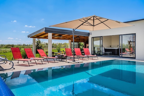 Family House, 2 Bedrooms, Fireplace (Secluded Pool House Kupa /w Sauna &) | Pool | Seasonal outdoor pool