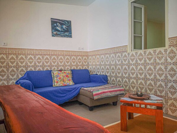 House | Living area - Casa do Rosa - Sleeps 6 - Parking - Wifi (Mertola)