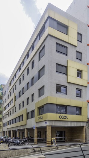 Overnatningsstedets facade