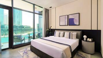 Apartment, 1 Bedroom, Balcony, Sea View | Minibar, in-room safe, soundproofing, free WiFi