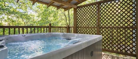 Bain à remous extérieur