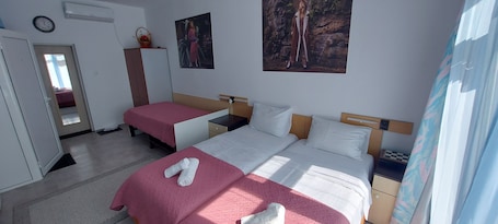 1 bedroom, desk, iron/ironing board, free WiFi. Room for 3 people "Zory&Christo's place"