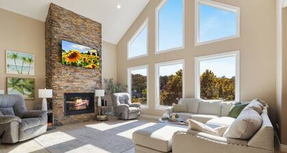 Luxury Home on Cove with Boat Slips, Waterslides, and Jump Deck