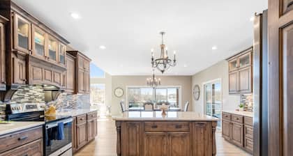 Luxury Home on Cove with Boat Slips, Waterslides, and Jump Deck