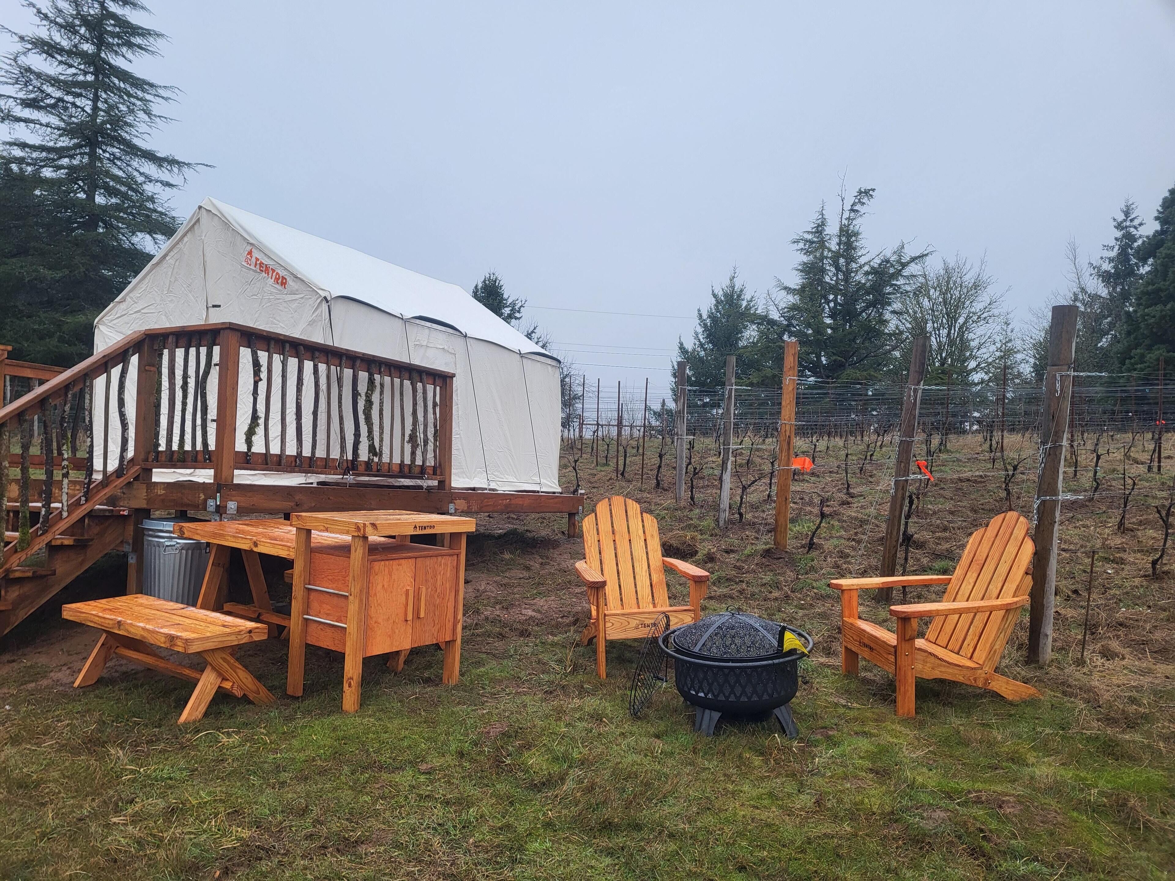 Tentrr Signature Site - Quail Run Vineyard and Farm