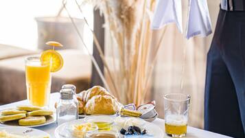 Petit déjeuner continental compris tous les jours