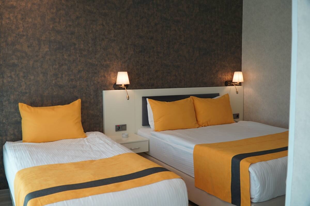 Phòng 2 giường đơn Tiêu chuẩn, nhiều giường | Bộ đồ giường cao cấp, minibar với thức ăn, đồ uống miễn phí 