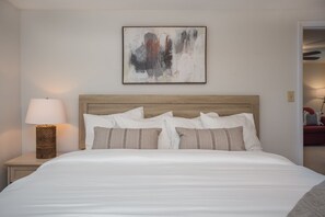 Suite, 1 Bedroom, Pool View | Iron/ironing board, free WiFi, bed sheets