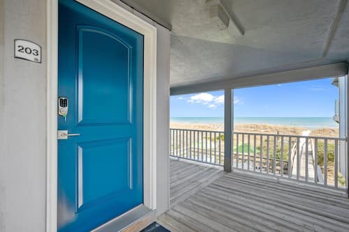 Room, 2 Double Beds, Ocean View | Terrace/patio