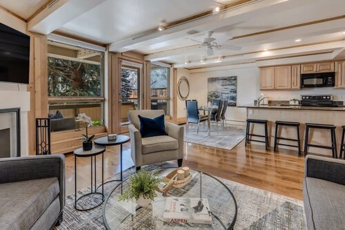 Center of Aspen 2BR, 2BA with AC!