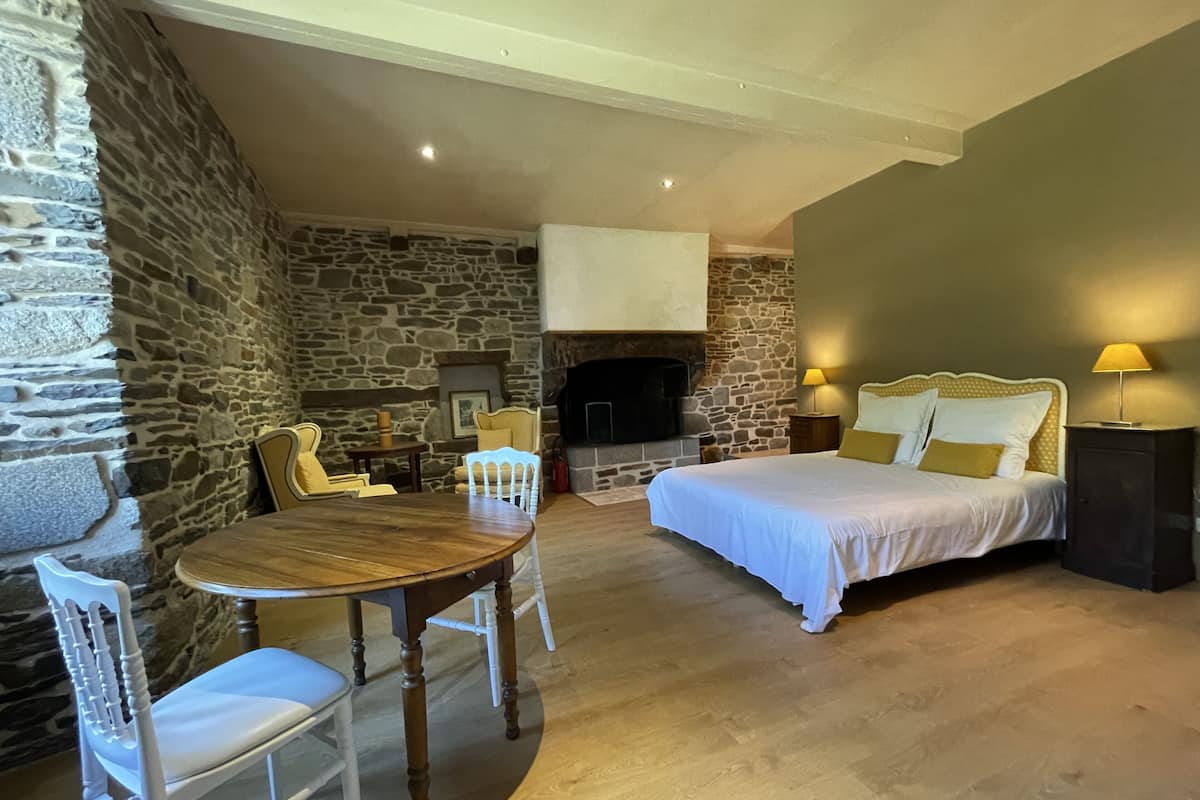 Studio, Fireplace, Courtyard View | 1 bedroom, desk, blackout drapes, soundproofing