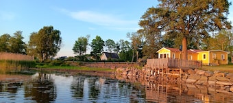 Härlig stuga direkt vid havet i Blekinge