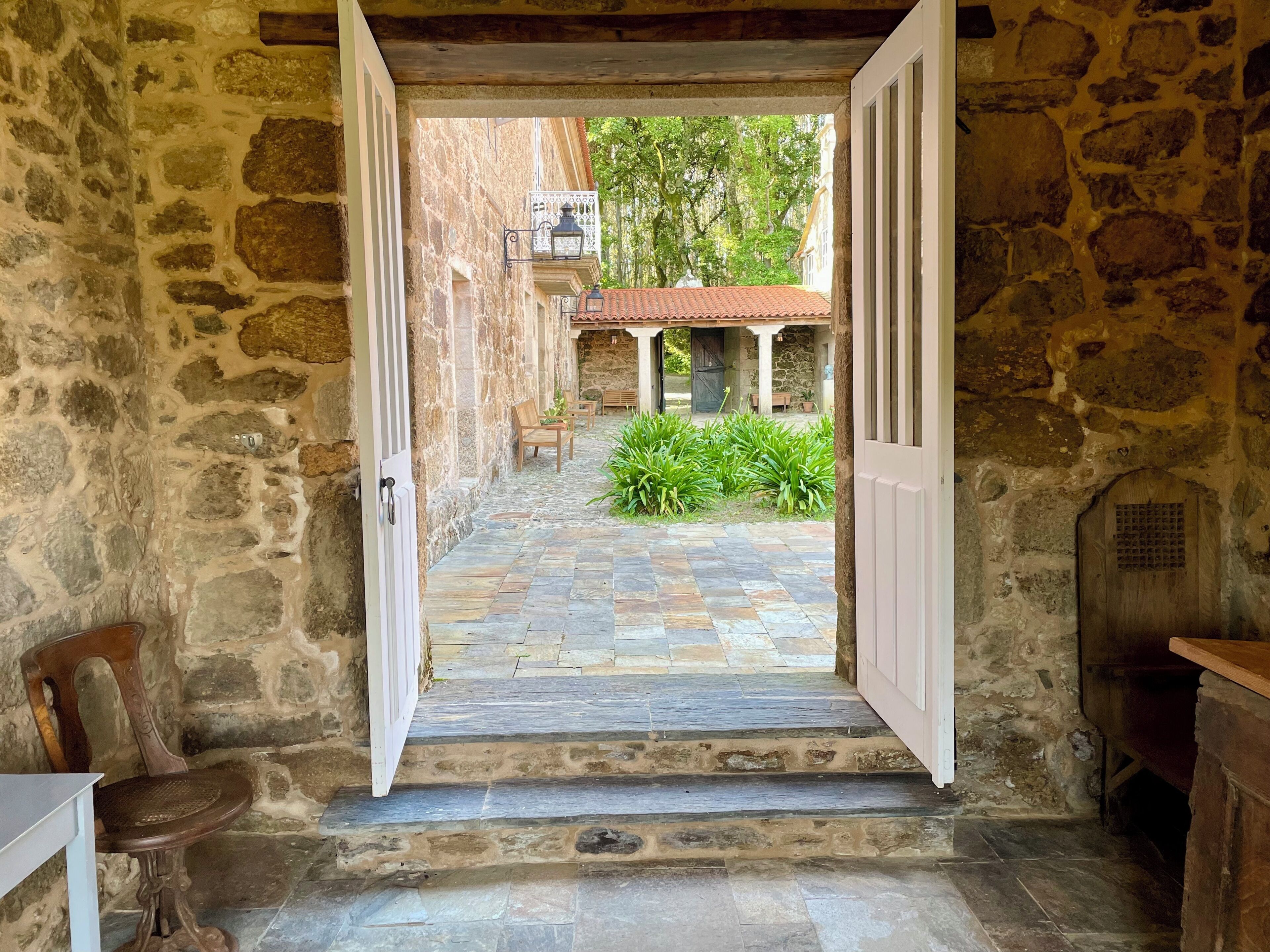 Façana frontal de l'allotjament