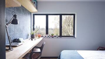 Rumah | 5 kamar tidur, setrika/meja setrika, Wi-Fi gratis, dan seprai linen