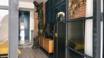 1 bedroom, desk, soundproofing, iron/ironing board