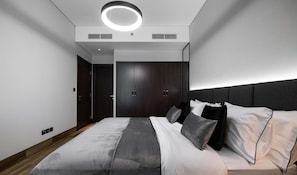 Apartamento executivo | 1 quarto, cofres nos quartos, ferros/tábuas de passar roupa