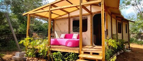 Voorkant van accommodatie