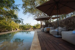 2 outdoor pools, open 9:00 AM to 7:00 PM, pool umbrellas, pool loungers - Viatura Hacienda Xtojil, Yucatan, Merida, with Optional All Inclusive (Timucuy)