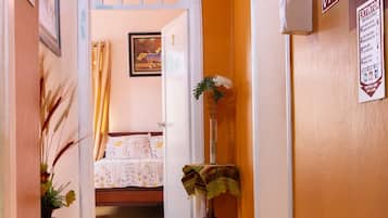 Double Room, City View | 1 bedroom, desk, iron/ironing board, free WiFi