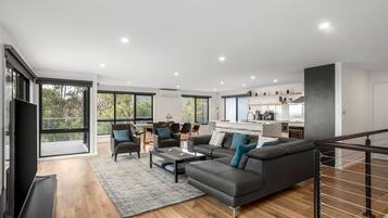 Smart TV, fireplace, offices