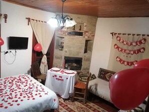 Habitación romántica, 1 habitación, no fumadores, vistas al jardín