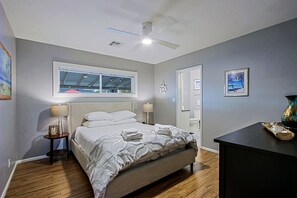 4 bedrooms, iron/ironing board, travel cot, free WiFi