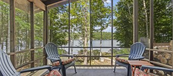 Frye Island Waterfront Retreat with Spectacular Frye’s Leap Views