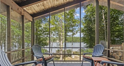 Frye Island Waterfront Retreat with Spectacular Frye’s Leap Views