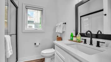 Hair dryer, towels