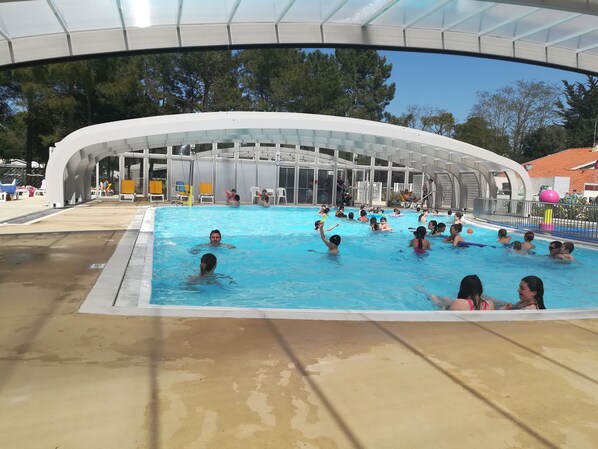 Indoor pool, outdoor pool
