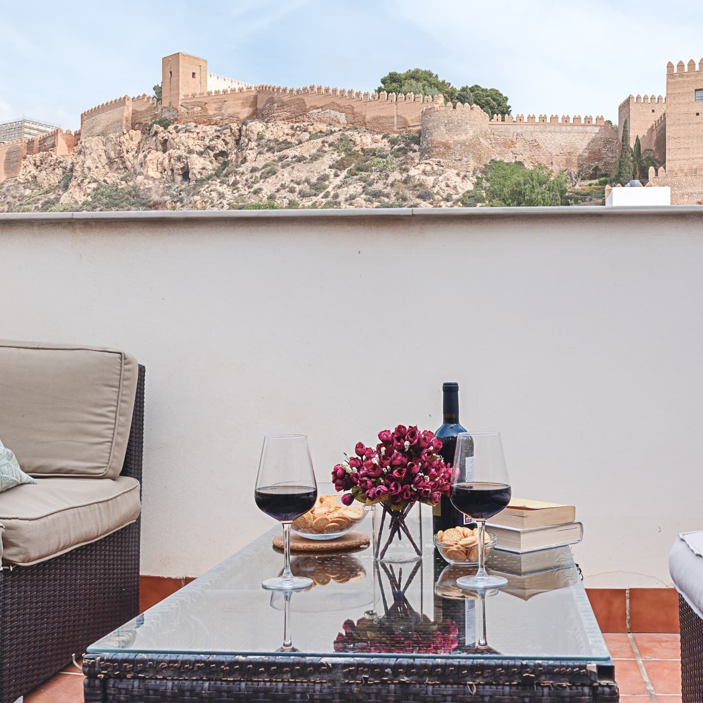 Flamenco House at the foot of the Alcazaba