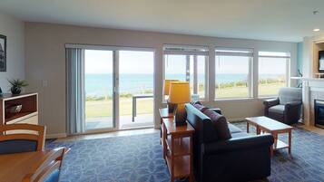 TV, fireplace, DVD player