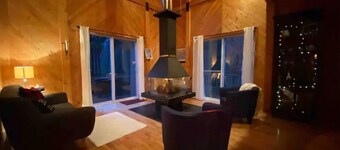 Cottage by River Falls with Hot Tub & Sauna