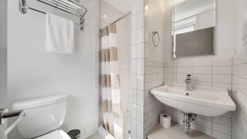 Towels, soap, shampoo