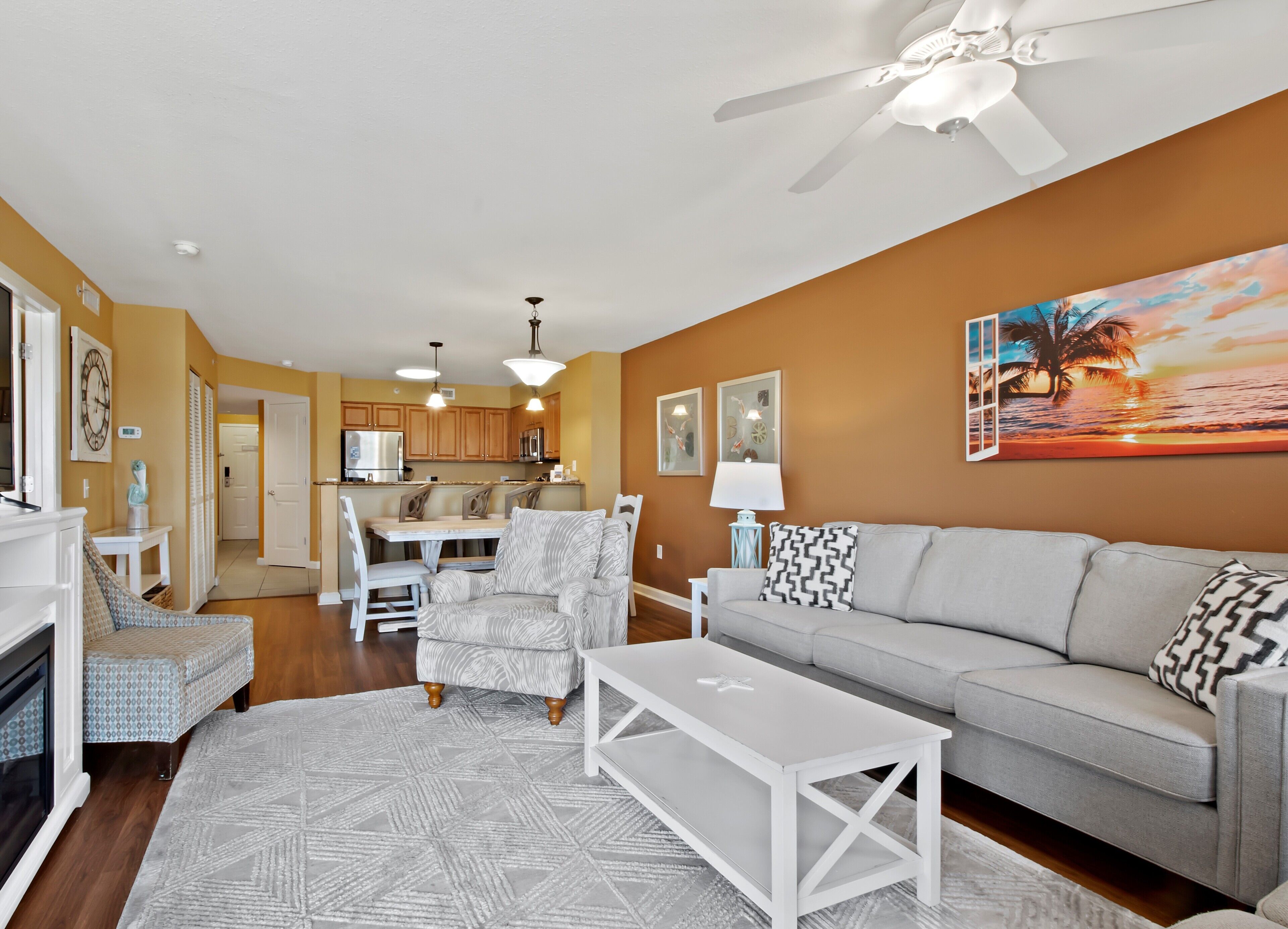 3BR- 6th floor- Lake & Golf View condo|Short walk to beach| Resort Access|