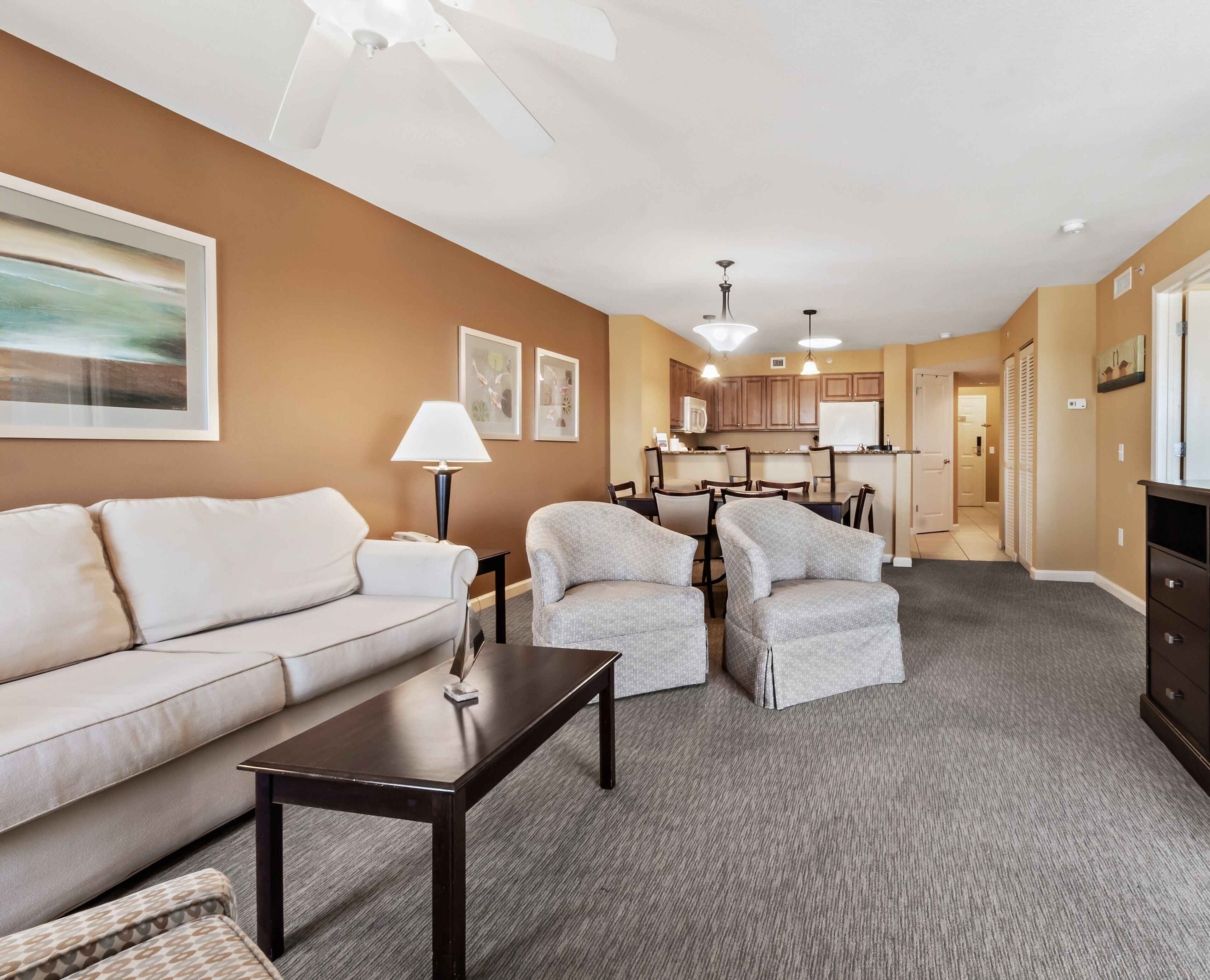 3BR- 7th floor- Lake & Golf View condo|Short walk to beach| Resort Access|