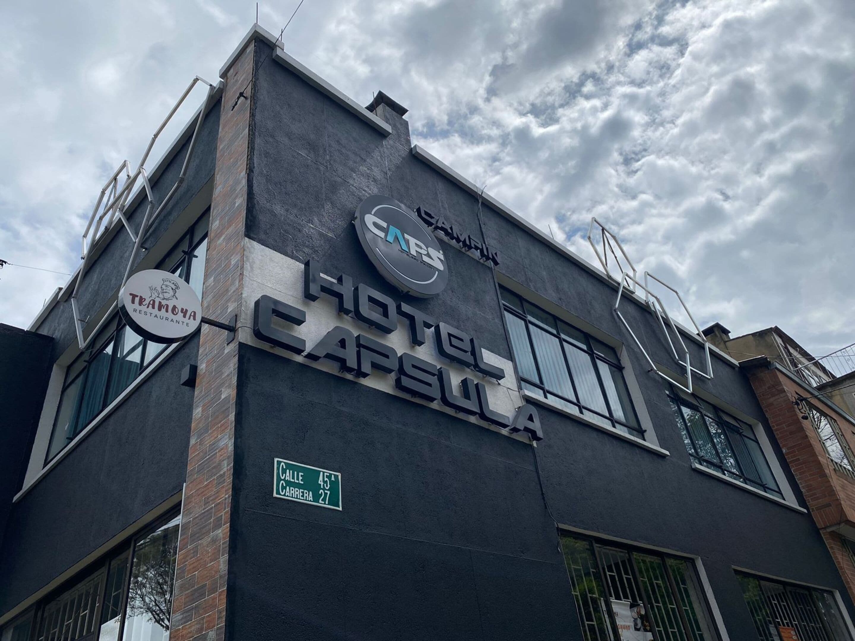 Facciata della struttura