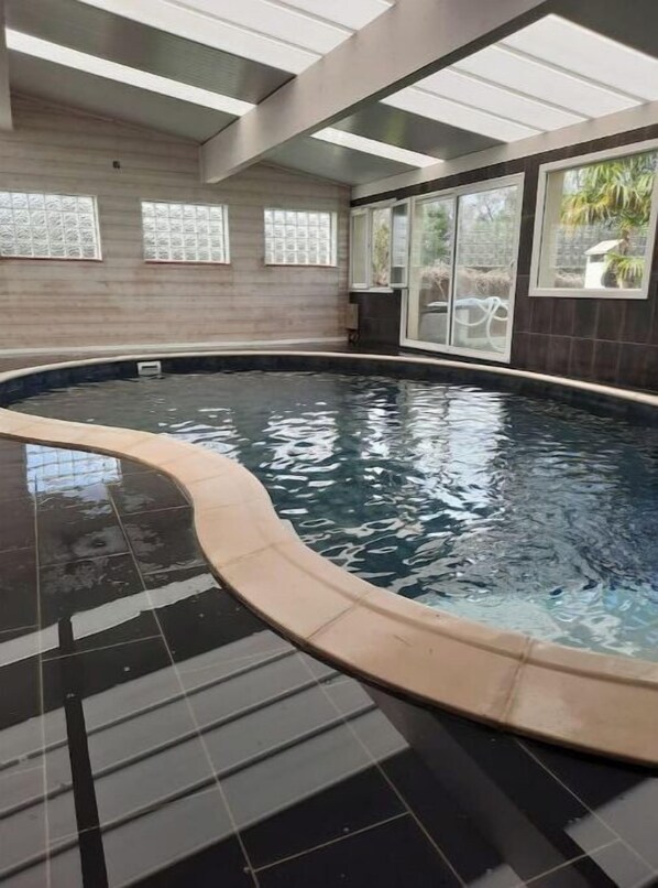 Indoor pool, a heated pool