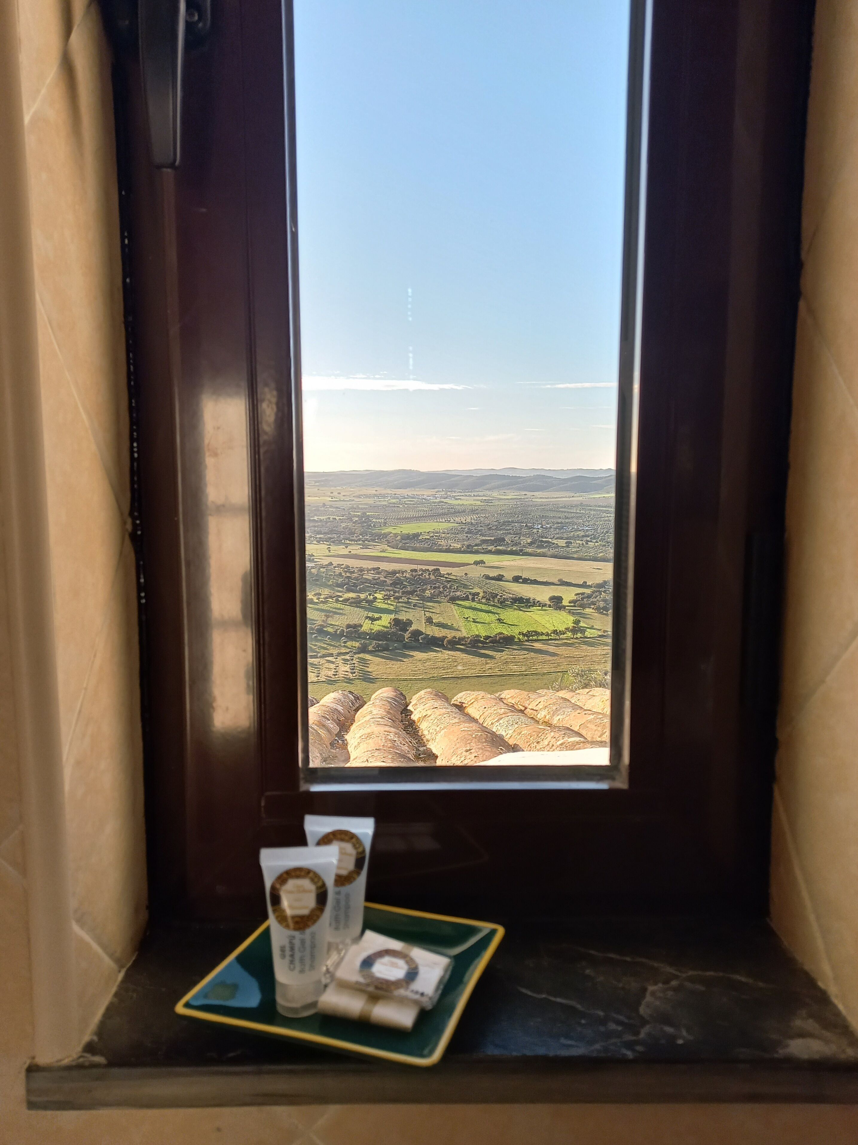 Panoramic Double Room | Bathroom | Hair dryer, bathrobes, towels