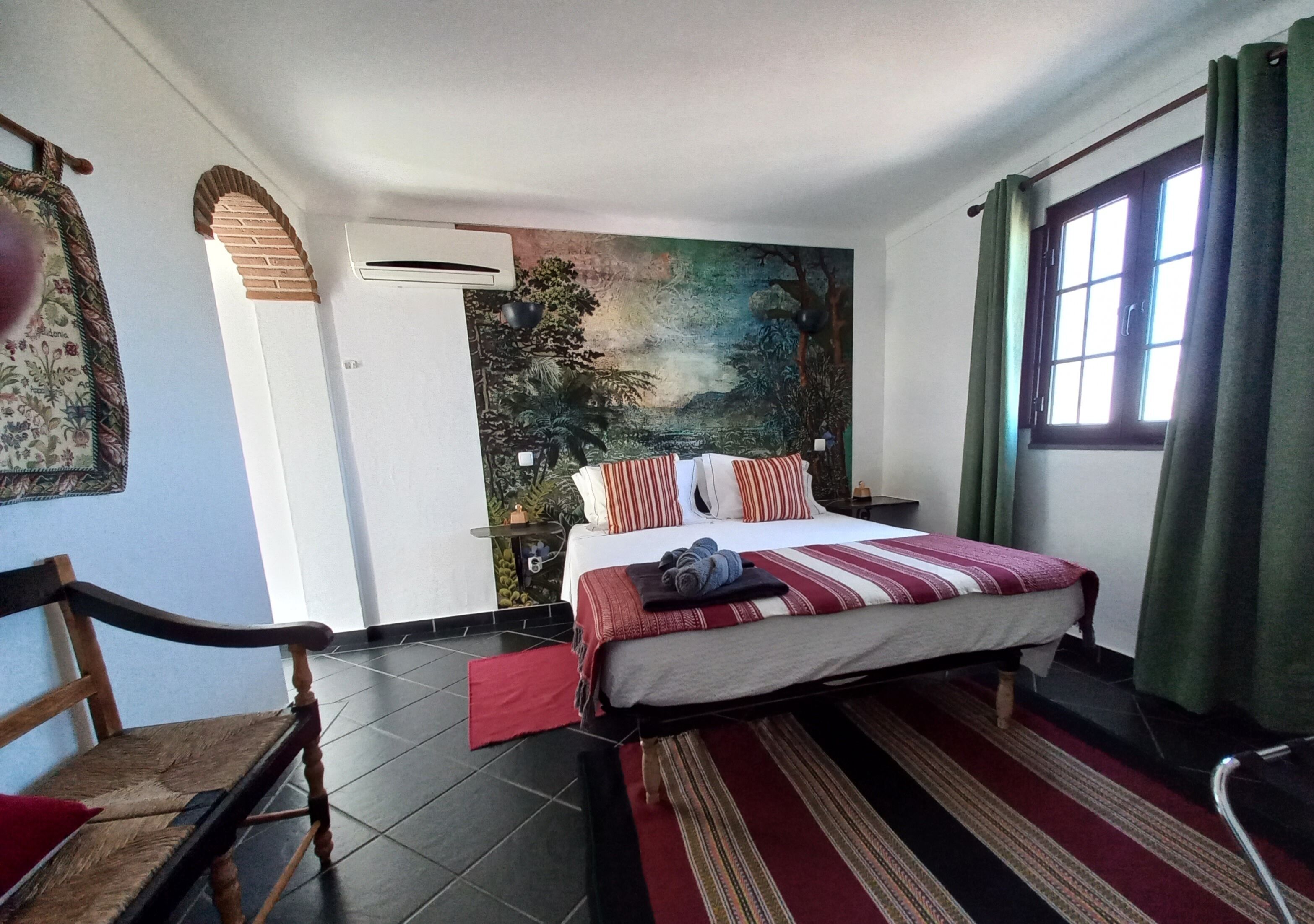 全景雙人房 | 免費無線上網、床單