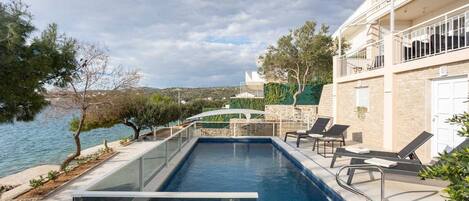 Una piscina climatizada