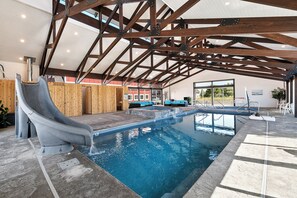 Piscine couverte, piscine chauffée