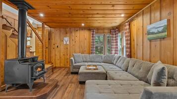 TV, fireplace, DVD player