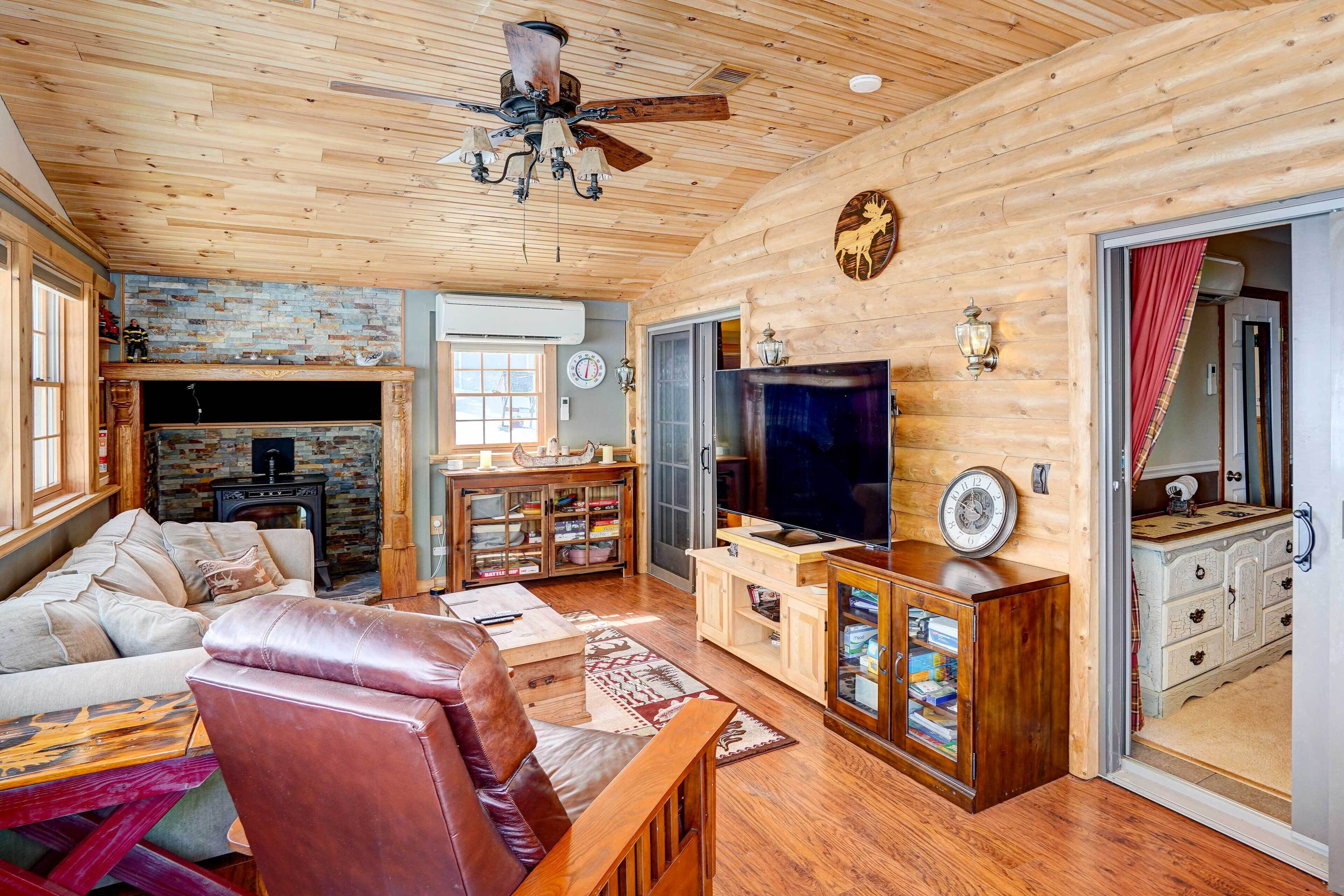 Riverfront Log Cabin on the Hudson w/ Private Dock