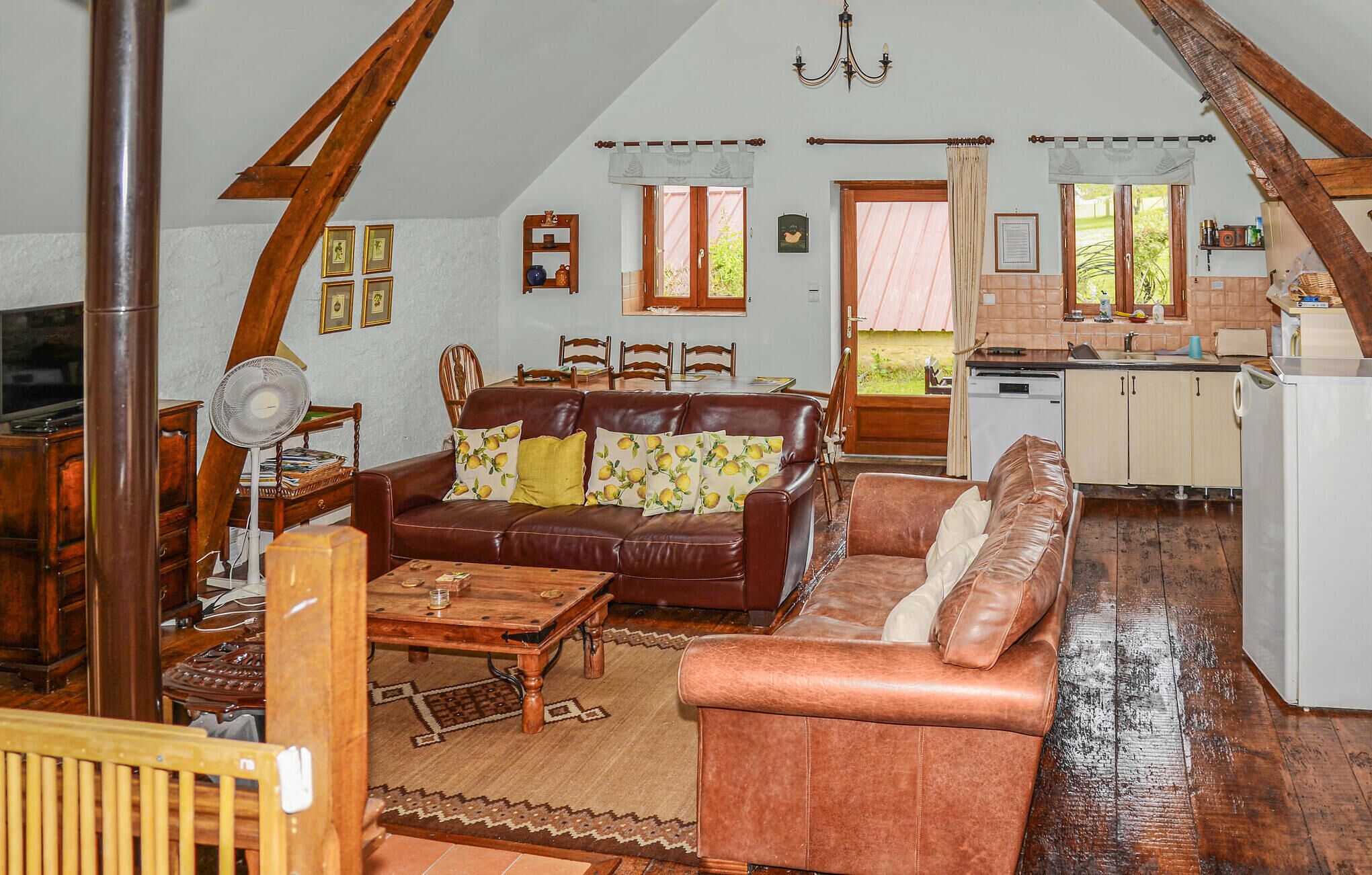 TV, fireplace, DVD player, ping pong