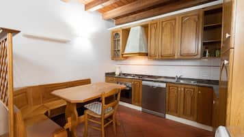 Coffee/tea maker, fridge, microwave, stovetop