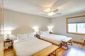 5 bedrooms, iron/ironing board, travel crib, WiFi
