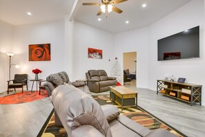 TV, DVD player, offices, printers - Unique Country Getaway in Angie w/ Covered Patio! (Angie)