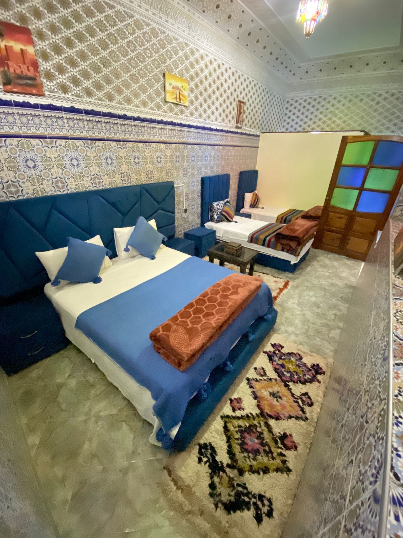 Camera familiare, 1 camera da letto, bagno privato, piano elevato | Terrazza/patio