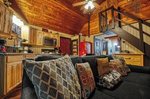 TV, fireplace, offices